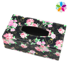 Kreatives Rechteck aus Leder Tissue Box (ZJH071)